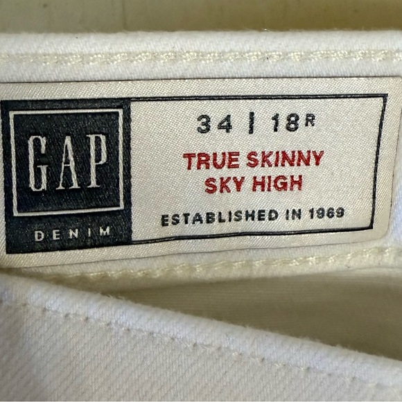 GAP Denim Woman’s 18 (34) True Skinny Sky High Jeans - Picture 4 of 5